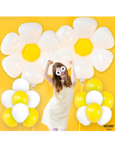 Conjunto de Globos de Margarita KatchOn - 76.2 cm, 18 Piezas 2