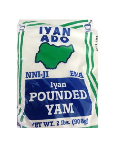 Yam Pounded Iyan Ado 907 gramos - Fufu Nigeriano