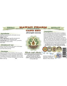 Extracto Líquido Cang Zhu Sin Alcohol Hawaii Pharm 2x60 ml 2
