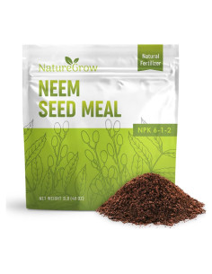 Harina de Semilla de Neem NatureGrow 0.45 kg - Fertilizante Orgánico