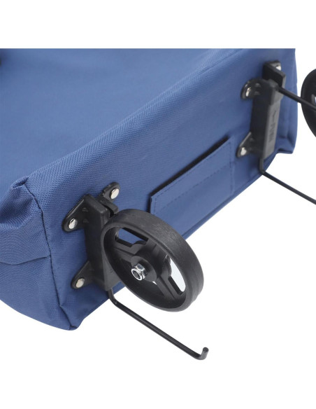 Carrito de Compras Plegable BUGUUYO Azul Oscuro 0.43 kg