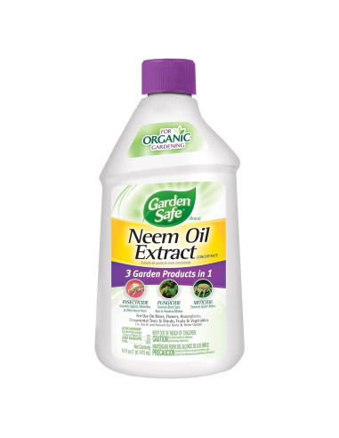 Aceite de Neem Garden Safe 6 x 295 ml - Insecticida Orgánico