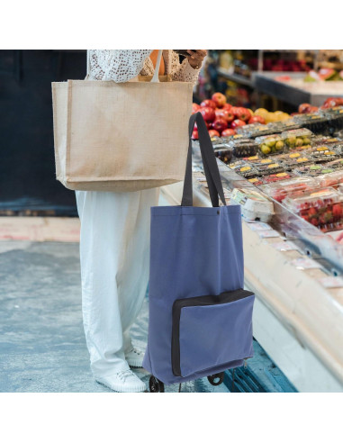 Carrito de Compras Plegable BUGUUYO Azul Oscuro 0.43 kg