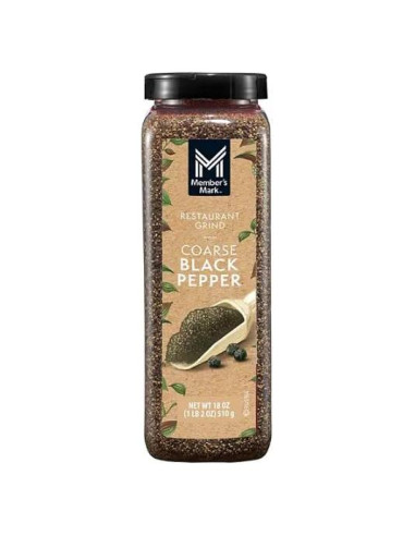 Pimienta Negra Molienda Gruesa Member's Mark 510g