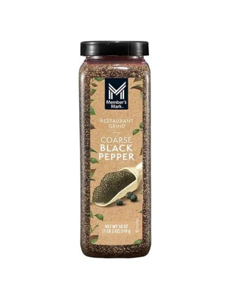 Pimienta Negra Molienda Gruesa Member's Mark 510g