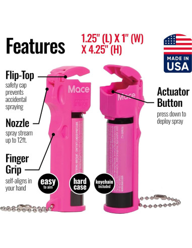 Spray de Pimienta Mace Personal 17.87 g - Alcance 3.66 m