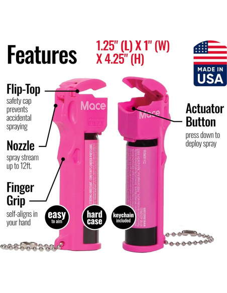 Spray de Pimienta Mace Personal 17.87 g - Alcance 3.66 m