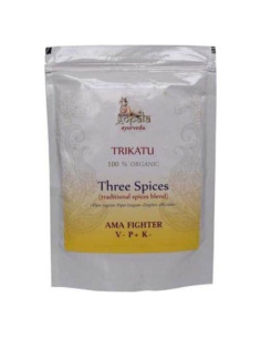Polvo de Trikatu Orgánico 100g - Gopala Ayurveda - Especias Tradicionales