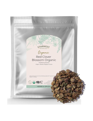 Flores de Trébol Rojo Orgánico Starwest Botanicals 0.45 kg