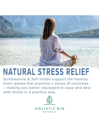 Ayuda para Dormir Natural Holistic Bin - L-Teanina y Magnesio