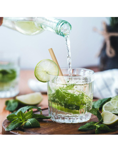 300 Pajitas Desechables de Papel WEEBLUEWO 20 cm Biodegradables