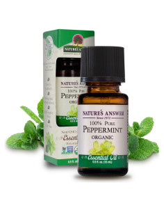 Aceite Esencial de Menta Orgánico Nature's Answer 15ml Puro