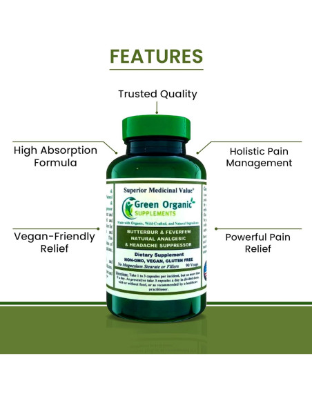 Cápsulas de Perejil de Campo y Tanaceto Green Organic 90 VCaps