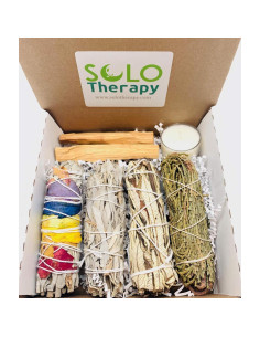 Kit de Ahumado Espiritual Solo Therapy - 7 Palos y Vela 2
