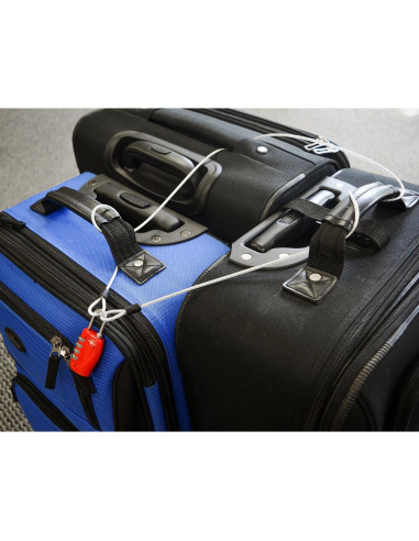 Cable de seguridad trenzado Lumintrail 4 pies 3 mm vinilo