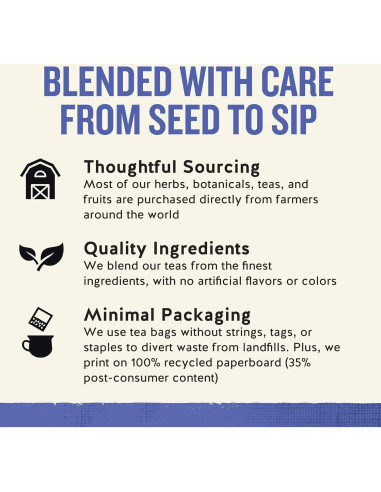 Té de Hierbas Celestial Seasonings Verdadera Arándano 40 Bolsas