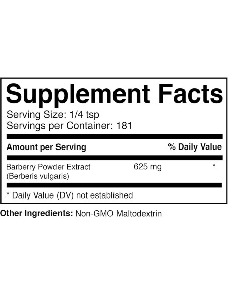 Polvo de Agracejo Prescrito para la Vida 113g - Suplemento Natural