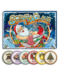 Set de 6 Bolsitas de Vapor Aromáticas Scent-A-Claus Navidad