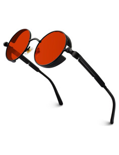 Gafas de Sol Steampunk GQUEEN Polarizadas UV400 Metal