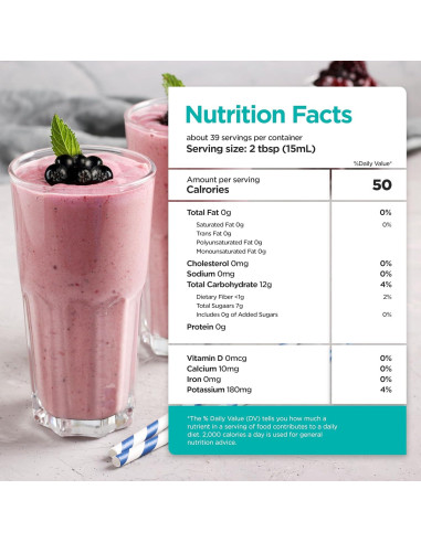 Concentrado de Jugo de Aronia JustNature 580 ml (2 Pack) - 100% Natural