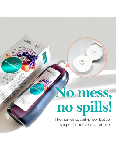 Concentrado de Jugo de Aronia JustNature 580 ml (2 Pack) - 100% Natural