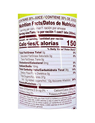 Bebida de Caña de Azúcar THAI AGRI FOODS 6 Paquete 2100mL