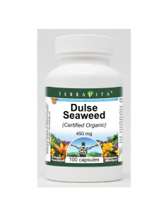 Alga Dulse Orgánica TerraVita 450 mg - 100 Cápsulas