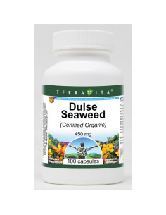 Alga Dulse Orgánica TerraVita 450 mg - 100 Cápsulas 2
