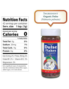 Copos de Dulse Orgánico Eden 42 g - Vegetal Marino Seco 2