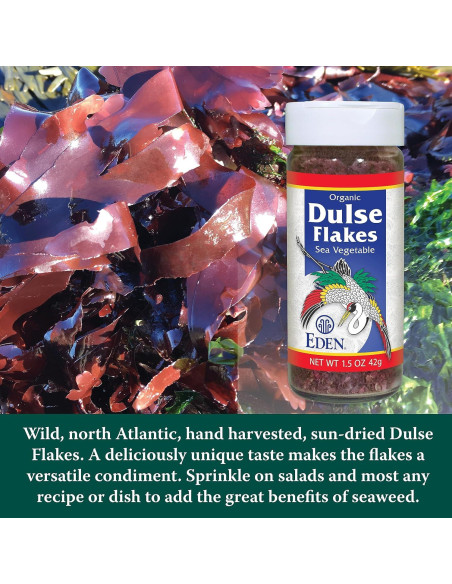 Copos de Dulse Orgánico Eden 42 g - Vegetal Marino Seco