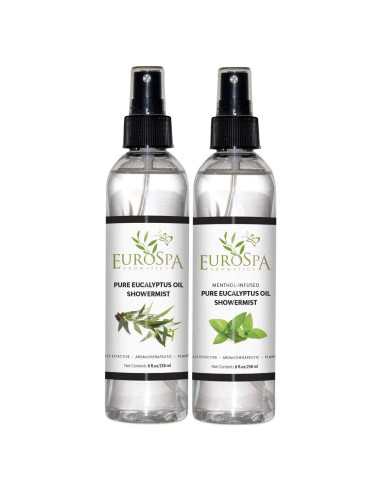 Aceite de Eucalipto Puro EuroSpa Aromatics 236 ml Spray Ducha