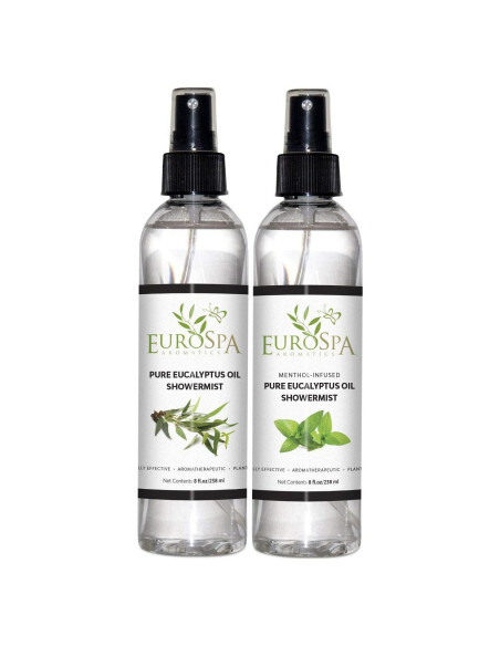 Aceite de Eucalipto Puro EuroSpa Aromatics 236 ml Spray Ducha