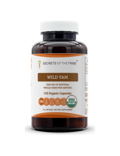 Cápsulas Orgánicas de Ñame Silvestre USDA 120 Unidades - Secretos de la Tribu