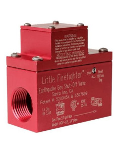 Válvula de Cierre de Gas Sísimica Little Firefighter 3/4"