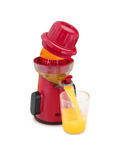 Exprimidor Manual de Cítricos KEOUKE - Rojo, 0.75 kg, Fácil Limpieza