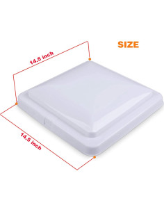 Cubierta de Ventilación de Techo 14" LuckySlycyc para RV 2