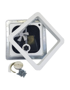 Ventline Ventana de Techo Humo con Ventilador 12V 36.2x36.2cm