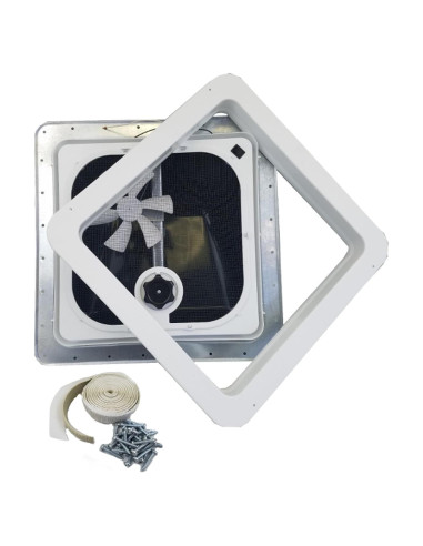 Ventline Ventana de Techo Humo con Ventilador 12V 36.2x36.2cm