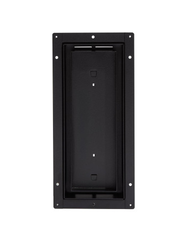 Rejilla de Piso Flush Luxe Fittes 10.16x25.4cm Negro Mate