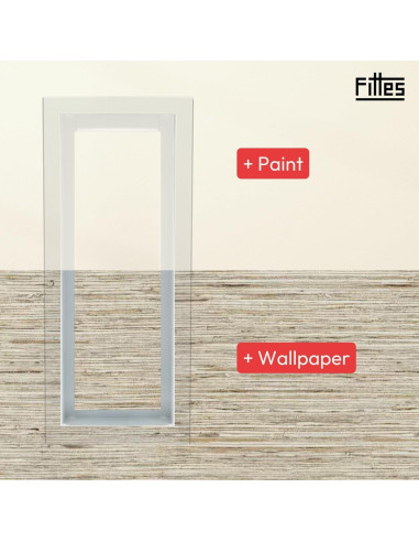 Cubierta de Ventilación de Pared Fittes 15x25 cm ABS Blanco