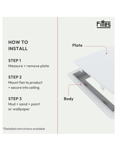 Cubierta de Ventilación de Escape FITTES 35.56x35.56 cm ABS