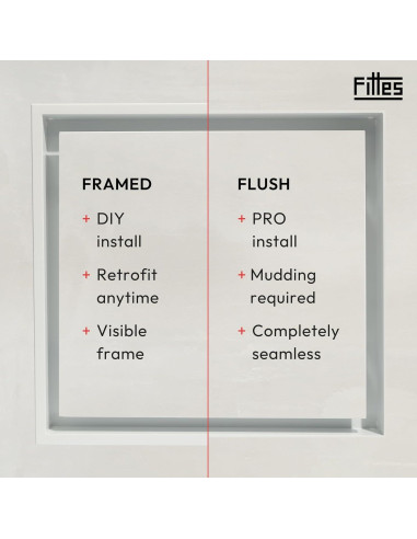 Cubierta de Ventilación de Escape FITTES 35.56x35.56 cm ABS