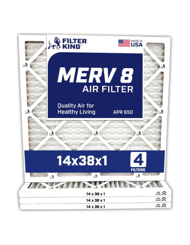 Filtro de Aire Filtro Rey MERV 8 14x38x1 - 4 Pack