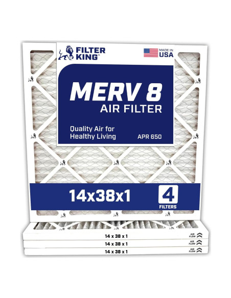 Filtro de Aire Filtro Rey MERV 8 14x38x1 - 4 Pack