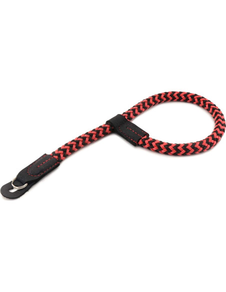 Correa de Muñeca MegaGear de Cuero y Algodón Roja - Compatible DSLR