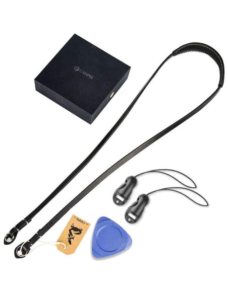 Correa de Cuero para Cámara CANPIS CP005 Negro 108cm