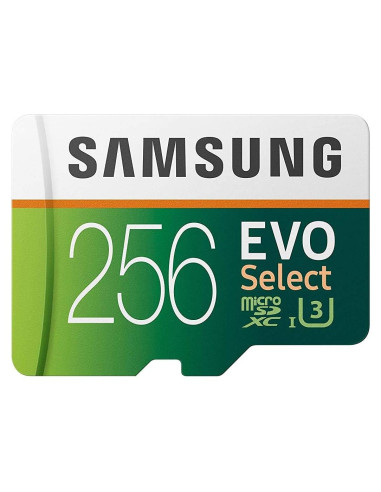 Tarjeta MicroSDXC Samsung EVO Select 256GB UHS-I U3 100MB/s