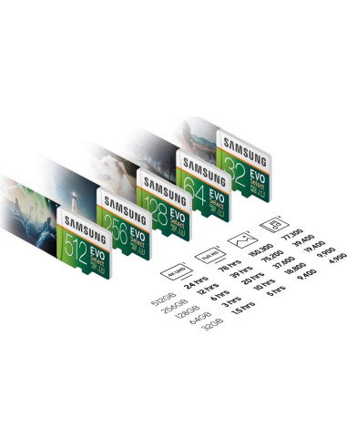 Tarjeta MicroSDXC Samsung EVO Select 256GB UHS-I U3 100MB/s