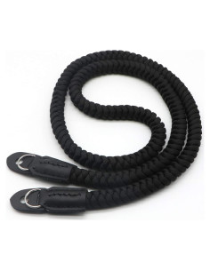Correa de Hombro para Cámara HITHUT 105 cm Negra Paracord