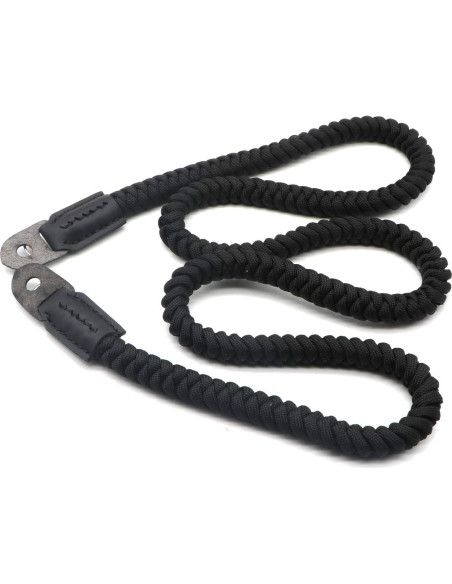 Correa de Hombro para Cámara HITHUT 105 cm Negra Paracord